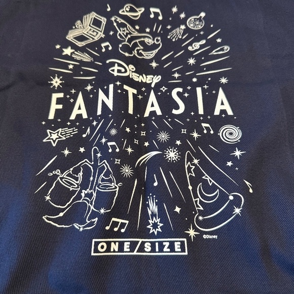 Disney Blue Fantasia Re-Usable Bag - - Picture 3 of 6